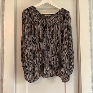 Tucker Button Down Blouse